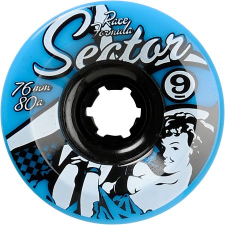 Sector 9 Race Formula 76mm Blue Skateboard Wheels
