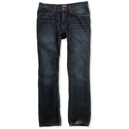 Free World Night Train Rinse Tint Regular Fit Jeans