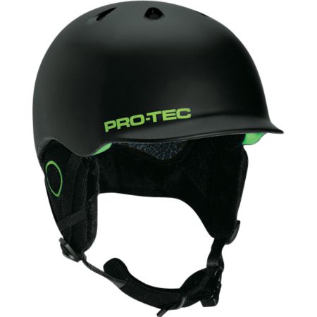 Pro-Tec 2012 Riot Black & Green Snow Helmet