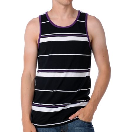 Empyre Crunch Time Black Stripe Tank
