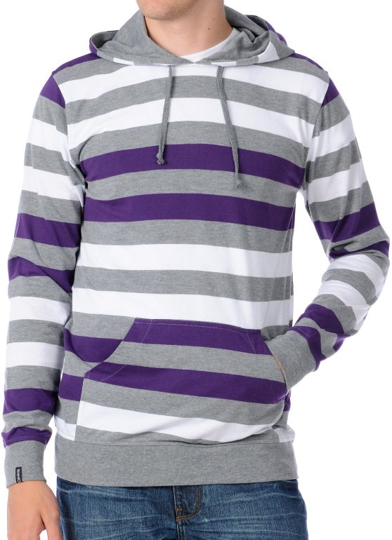 Empyre Recounted Purple Hooded Knit Shirt