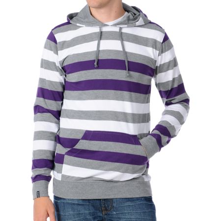 Empyre Recounted Purple Hooded Knit Shirt