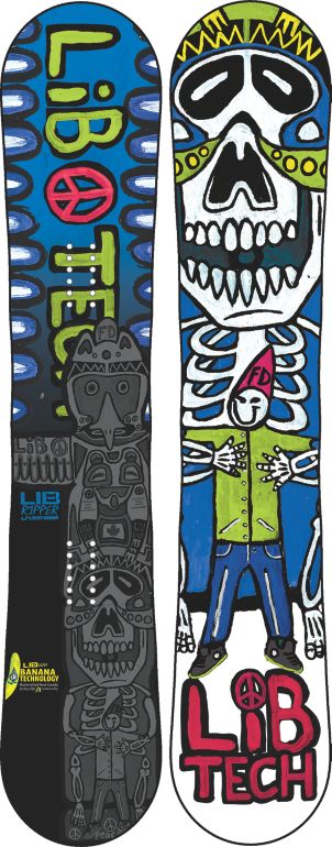 Lib Tech Banana Ripper BTX 130cm 2012 Boys Snowboard