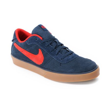 Nike 6.0 Mavrk Navy, Red & Gum Shoe