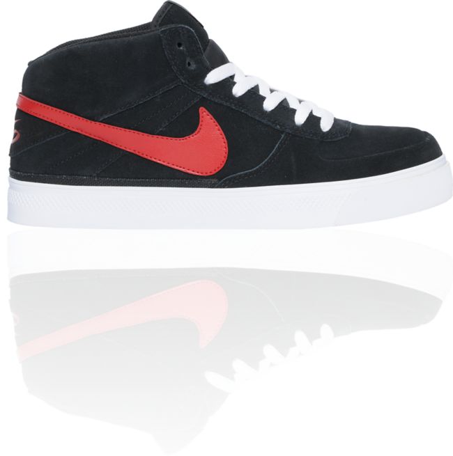 Nike 6.0 Mavrk Mid 2 Black, White & Red Shoe