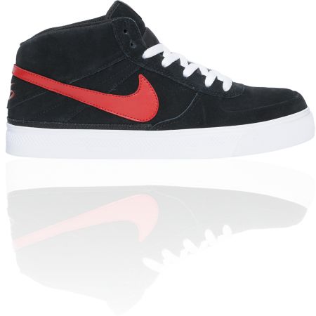 Nike 6.0 Mavrk Mid 2 Black, White & Red Shoe