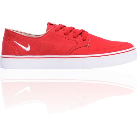 Nike 6.0 Braata LR Red & White Skate Shoe