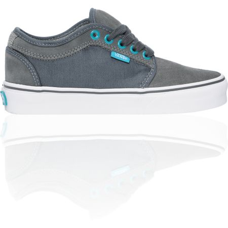 Vans Girls Chukka Low Grey & Lake Shoe