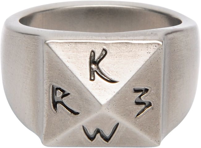 KR3W Antique Nickel Tarnished Guys Ring