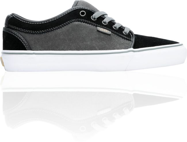 Vans Chukka Low Black, Grey & White Skate Shoes