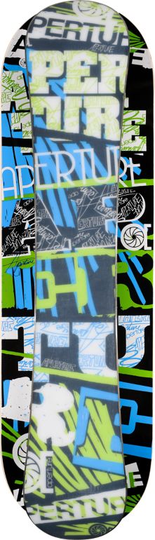 Aperture 2012 Geo Text Snowskate