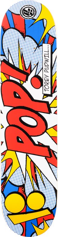 Plan B Pop Art Pudwill P2 7.5 Skateboard Deck