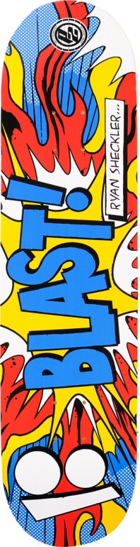 Plan B Pop Art Sheckler P2 8.0 Skateboard Deck