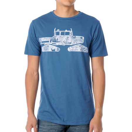 Spacecraft Snowcat Blue Tee Shirt