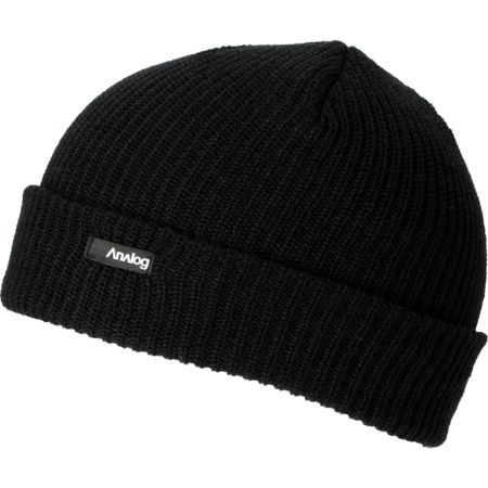 Analog Burglar Knit Black Beanie
