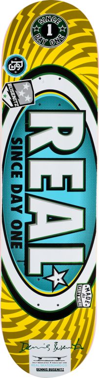 Real Skateboards Day One Busenitz 8.2 Skateboard Deck