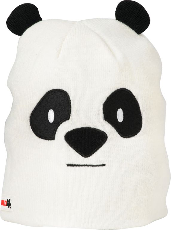 Elm Wildlife Panda White Beanie