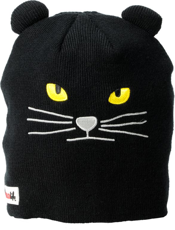 Elm Wildlife Cat Black Beanie 