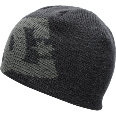 DC Wane Heather Black & Charcoal Beanie