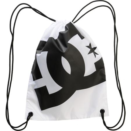DC Simpski White & Black Drawstring Bag