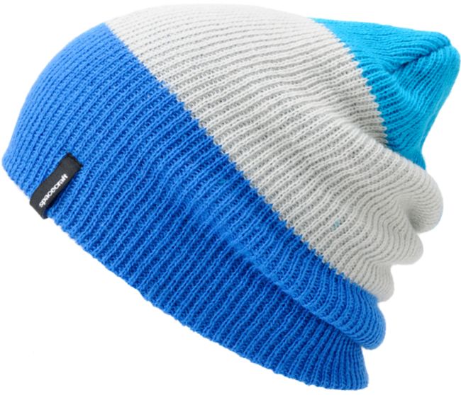 Spacecraft Offender Blue & Grey 3 Stripe Beanie