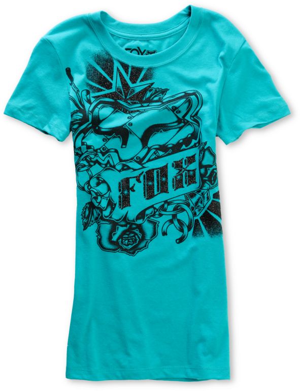 Fox Girls Knuckles Green Graphic Tee