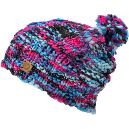 Roxy Say It Multi-Colored Pom Beanie