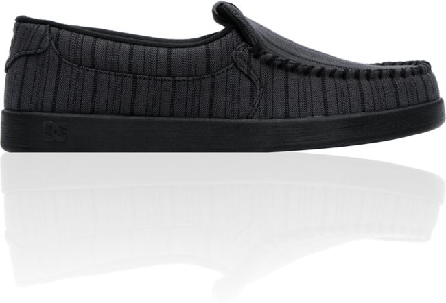 DC Villain TX Dark Shadow Pin Stripe Slipper