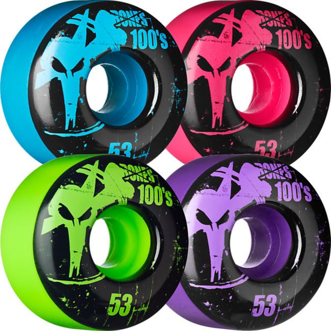 Bones 100s Mixup 53mm Skateboard Wheels