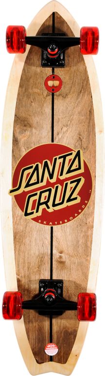 Santa Cruz Woody Shark 10.0 Cruiser Skateboard