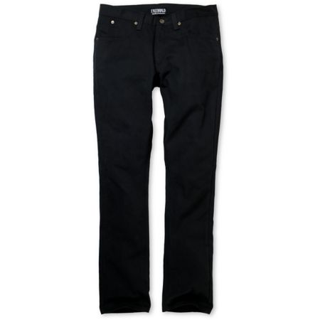 Free World Messenger Black Canvas Twill Pants