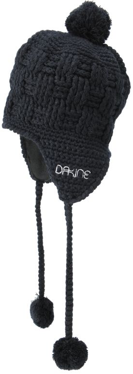 Dakine Girls Stella Black Earflap Beanie