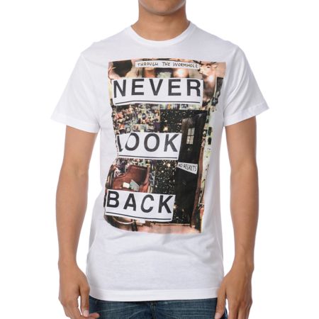 Glamour Kills Hold The Door White Tee Shirt