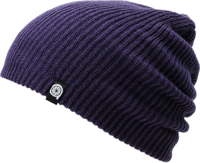 Aperture Pedro Purple Slouch Beanie
