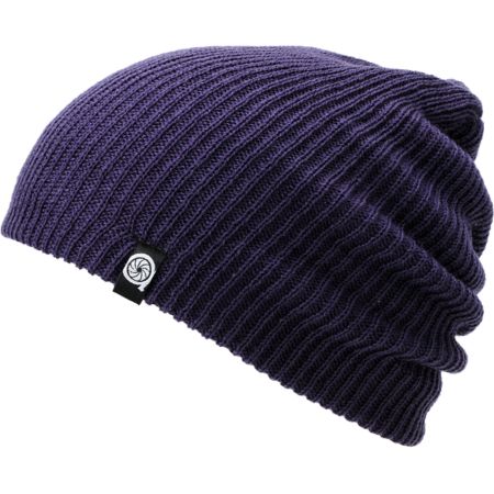 Aperture Pedro Purple Slouch Beanie
