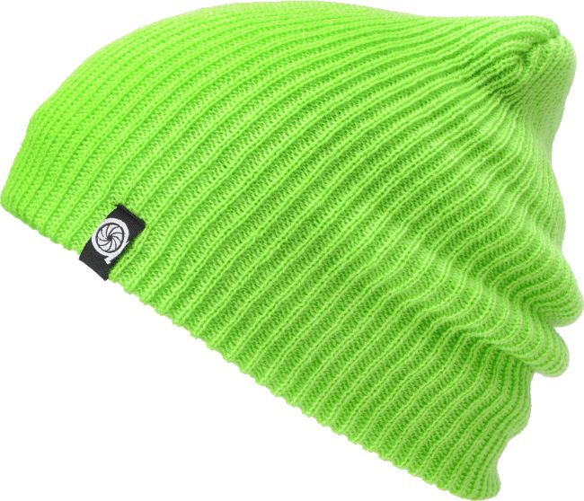 Aperture Pedro Lime Slouch Beanie