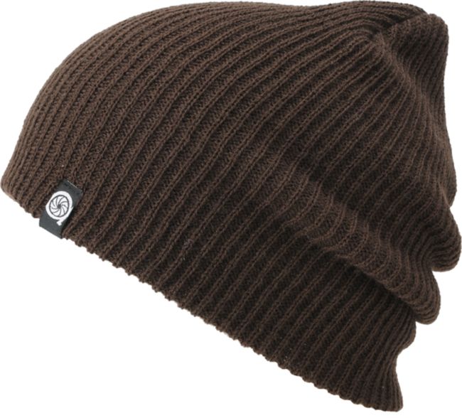 Aperture Pedro Brown Slouch Beanie
