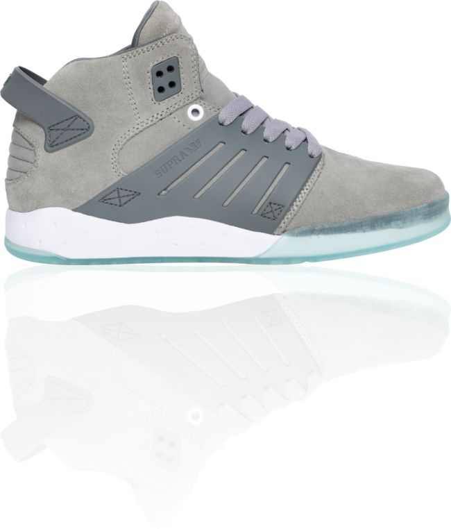 Supra Skytop III Grey Suede & Glacier Blue Shoe