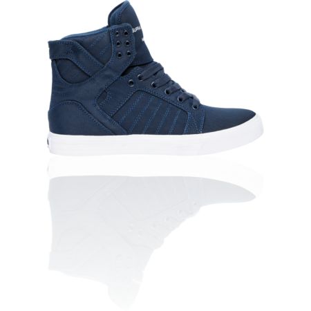 Supra Skytop Navy Express TUF Canvas Skate Shoe