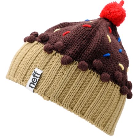 Neff Chocolate Dark Brown Cupcake Beanie 