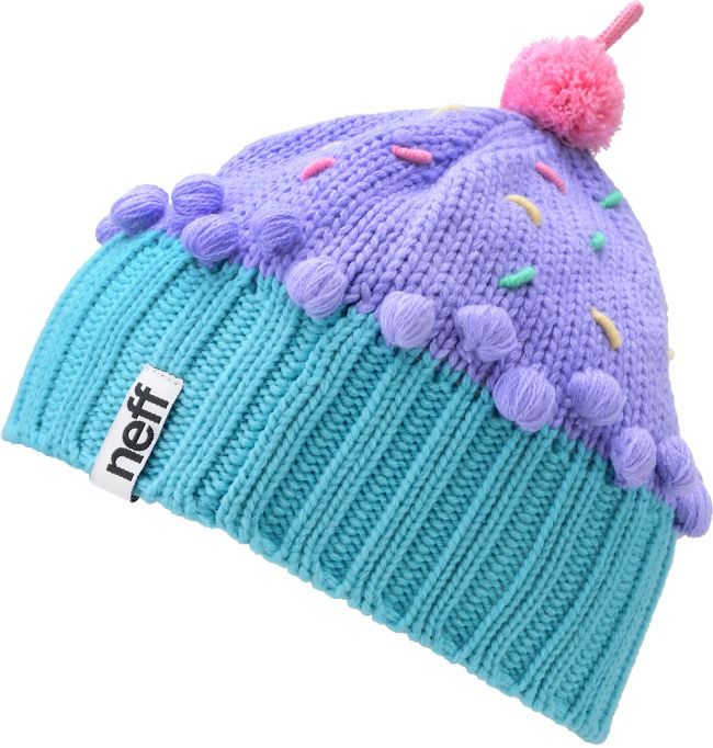 Neff Confetti Pastel Purple Cupcake Beanie