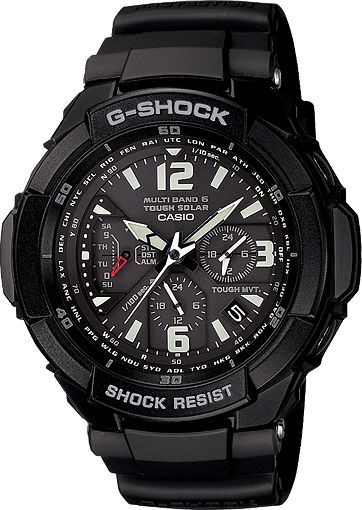 G-Shock GW3000BB-1A G-Aviation Black Chronograph Watch