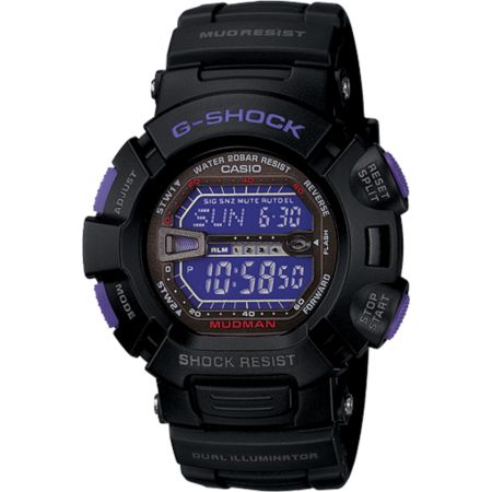 G-Shock G9000BP-1 Mudman Black & Purple Watch