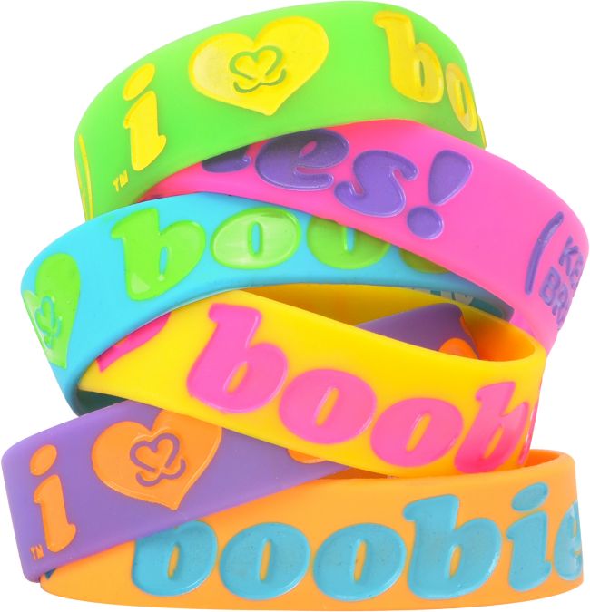 Keep A Breast Foundation Neon Boobies Bracelet