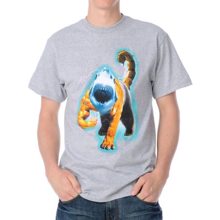 Couch Tour Art Heather Grey Tee Shirt