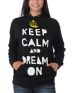 Glamour Kills Keep Calm Black Pullover Hoodie