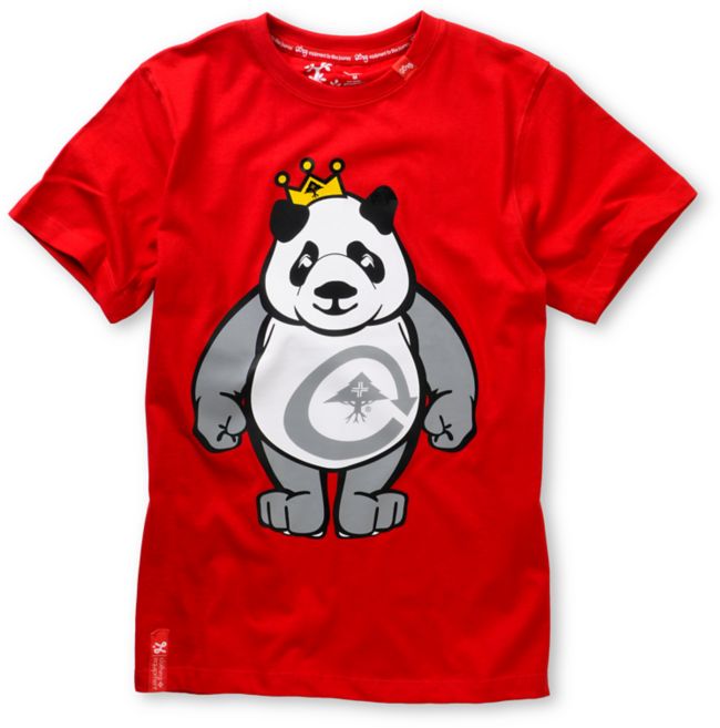 LRG Boys King Of Style Red Tee Shirt