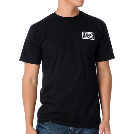 Loser Machine Japanese Loser Black Tee Shirt 