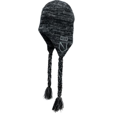 Empyre Porkchop Heather Black Earflap Beanie