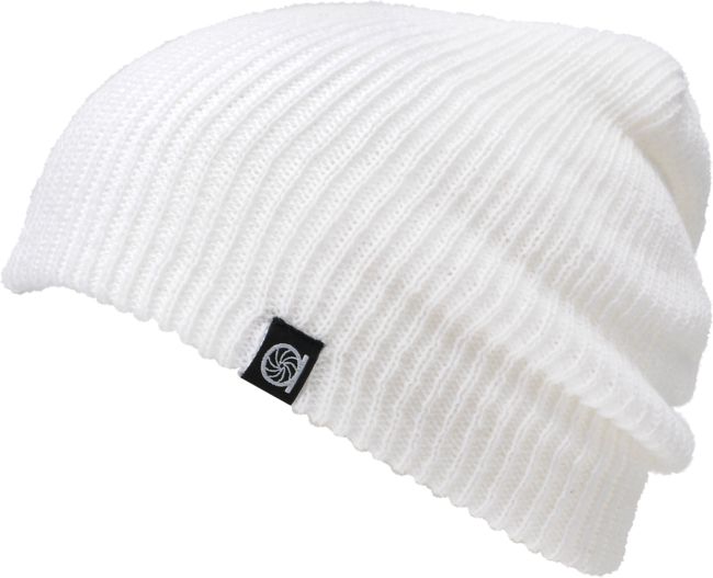 Aperture Pedro White Slouch Beanie